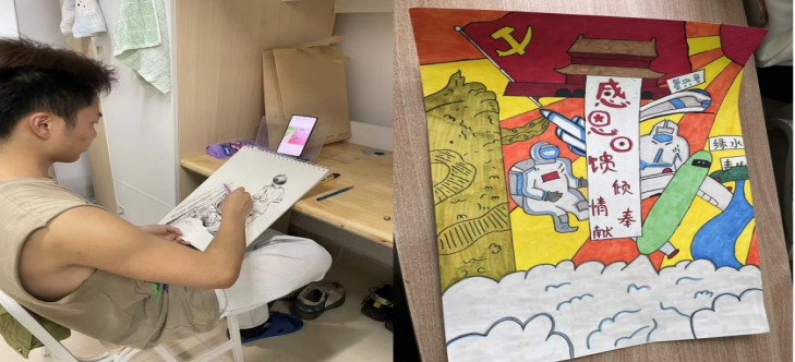 社會服務系開展“誠信、感恩、勵志”主題繪畫活動
