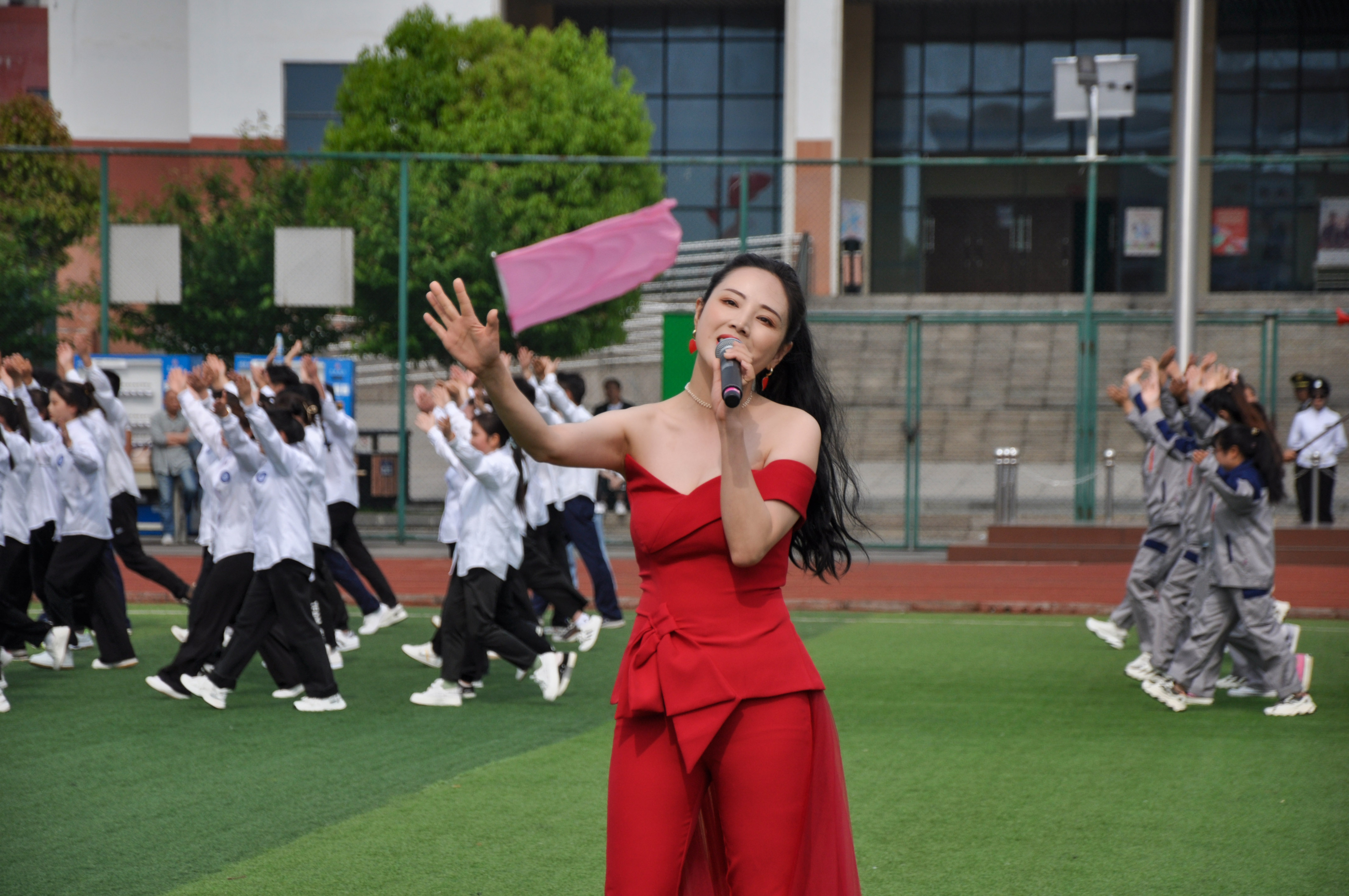 第二屆校園文化藝術(shù)節(jié)、第三屆田徑運動會開幕式