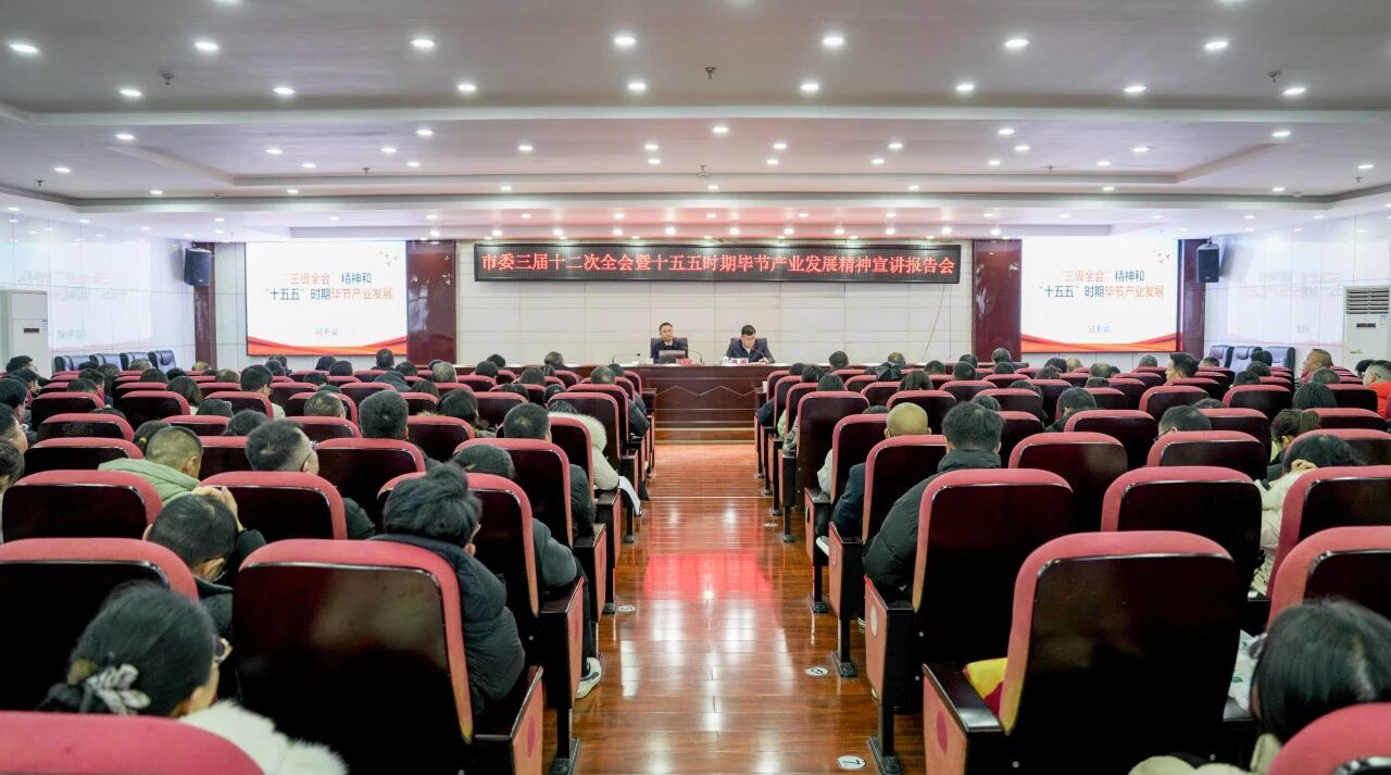            市委副秘書(shū)長(zhǎng)、市委政研室主任陸有斌為我院教職工作市委三屆十二次全會(huì)暨“十五五”時(shí)期畢節(jié)產(chǎn)業(yè)發(fā)展精神宣講