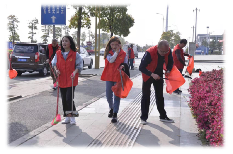 畢節(jié)工業(yè)職業(yè)技術(shù)學(xué)院黨群黨支部  開展“學(xué)黨史、辦實(shí)事，踐行雷鋒精神、為綠色環(huán)保獻(xiàn)力”主題黨日活動